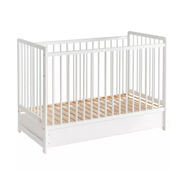 Łóżeczko dziecięce CYPI II PLUS 120x60 biały mat 760232