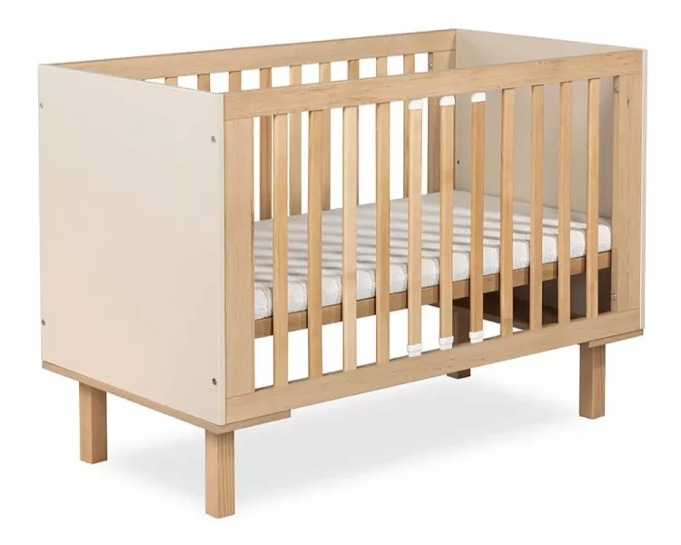 Łóżeczko dziecięce LAURA 120x60 buk/szampański 664569