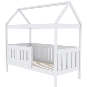 Łóżeczko dziecięce/młodzieżowe DOMEK pod materac 80 x 180 cm z szufladami 668481 Łóżeczko dziecięce/młodzieżowe DOMEK pod materac 80 x 180 cm z szufladami 668481