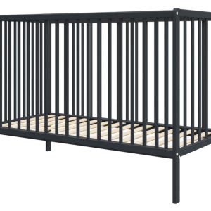 Łóżeczko niemowlęce Dominik antracyt 120×60 gryzaki norma UE Lettino 827446