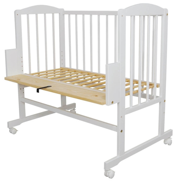 Łóżeczko niemowlęce dostawne 5w1 Filip 3 kołyska, sofa, kółka norma UE 812795
