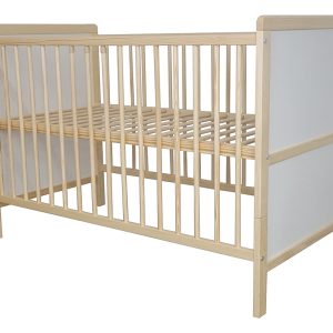 Łóżeczko niemowlęce tapczanik 2w1 Kacperek sosna 120×60 cm norma UE 812428