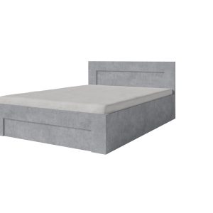 Łóżko 120cm x 200cm Otwierane z boku | BETON | Pojemnik + Stelaż 917661