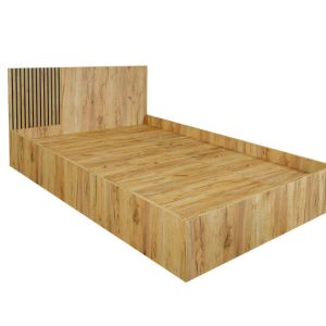 Łóżko 120×200 Dąb Craft Złoty stabilna konstrukcja 787529
