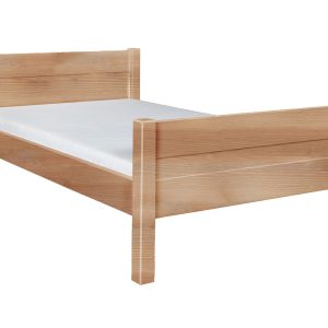 Łóżko 120×200 drewniane CLASSIC, kolor dębowy + stelaż 261284