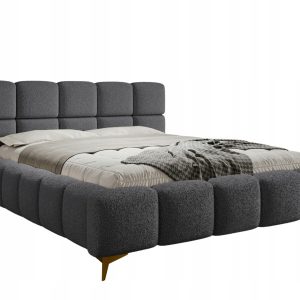 Łóżko 120×200 Tapicerowane + stelaż drewniany metalowy z pojemnikiem Cloud 1015782 Łóżko 120×200 Tapicerowane + stelaż drewniany metalowy z pojemnikiem Cloud 1015782
