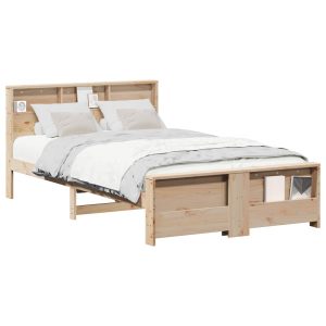 Łóżko 140×190 Brązowe Rama Łóżka ze Stelażem Dwuosobowe do Sypialni 1103399 Łóżko 140×190 Brązowe Rama Łóżka ze Stelażem Dwuosobowe do Sypialni 1103399