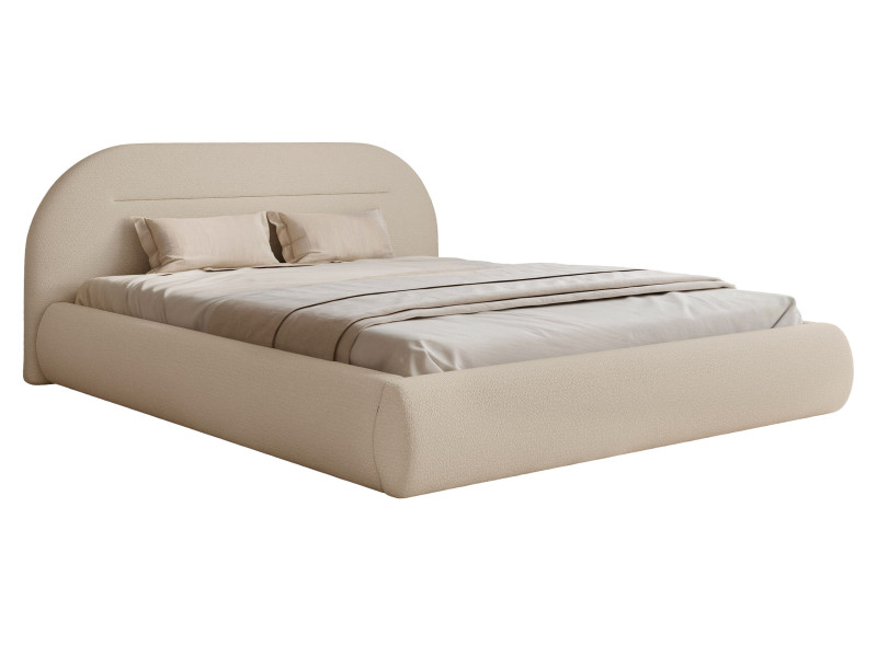 Łóżko 140x200 Aviano I tapicerowane z pojemnikiem, tkanina Vibe 06 994967
