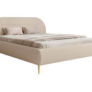 Łóżko 140×200 Aviano II tapicerowane z pojemnikiem, tkanina Vibe 06 994897