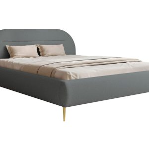 Łóżko 140×200 Aviano II tapicerowane z pojemnikiem, tkanina Vibe 95 994943