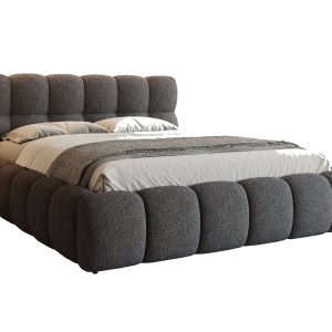 Łóżko 140×200 Coco bouclé tapicerowane z pojemnikiem, Quelle 92 745401