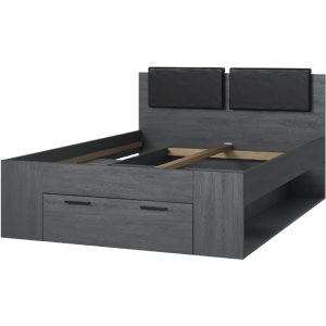 Łóżko 140×200 GALAXIA GX50 dąb carbon 331035 Łóżko 140×200 GALAXIA GX50 dąb carbon 331035
