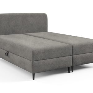Łóżko 140×200 kontynentalne Faro Soft z pojemnikami, tkanina Lambi 12 965948