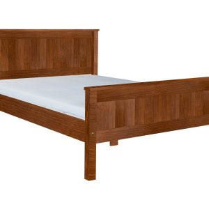 Łóżko 140×200 Natural wood z drewna litego, kolor kasztan 550818 Łóżko 140×200 Natural wood z drewna litego, kolor kasztan 550818