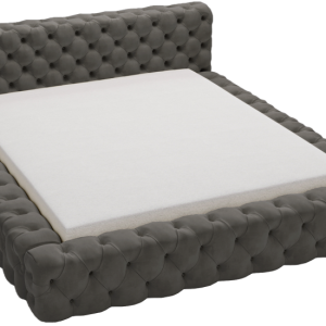 Łóżko 140×200 Vigo chesterfield pojemnik, stelaż metalowy – Ciemny szary 1054760 Łóżko 140×200 Vigo chesterfield pojemnik, stelaż metalowy – Ciemny szary 1054760