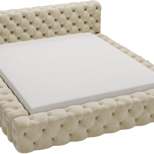 Łóżko 140×200 Vigo chesterfield pojemnik, stelaż metalowy – Wanilla 1053651 Łóżko 140×200 Vigo chesterfield pojemnik, stelaż metalowy – Wanilla 1053651