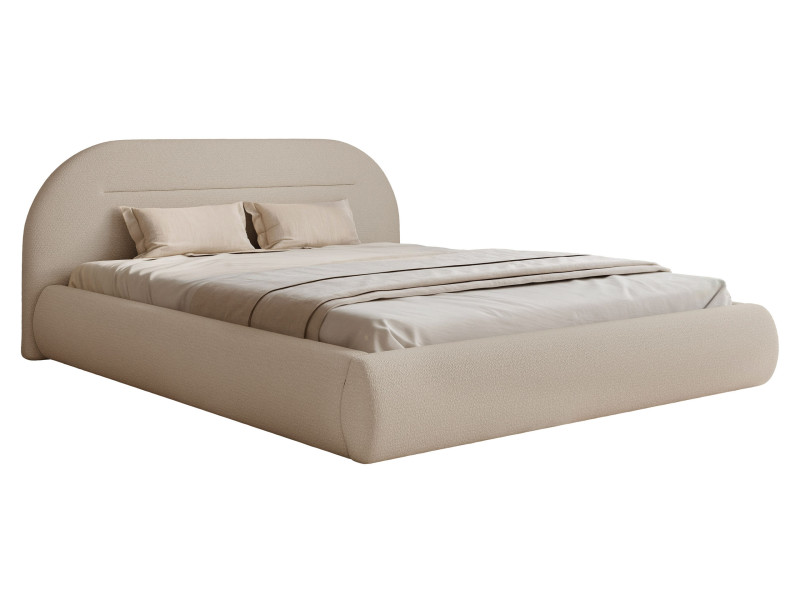 Łóżko 160x200 Aviano I tapicerowane z pojemnikiem, tkanina Vibe 08 994944