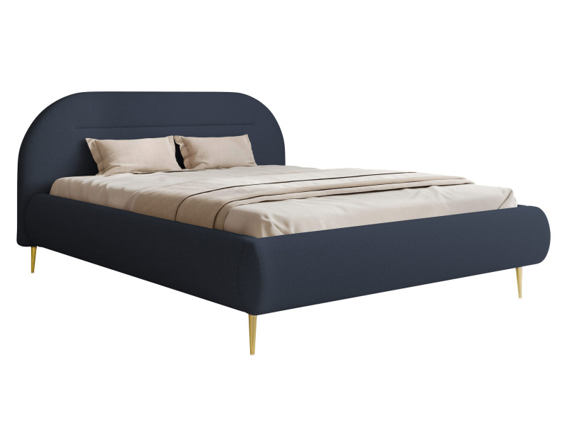 Łóżko 160x200 Aviano II tapicerowane z pojemnikiem, tkanina Vibe 79 994911
