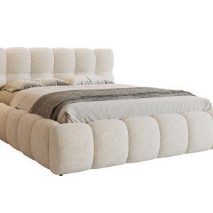 Łóżko 160×200 Coco bouclé tapicerowane z pojemnikiem, Quelle 02 745403 Łóżko 160×200 Coco bouclé tapicerowane z pojemnikiem, Quelle 02 745403