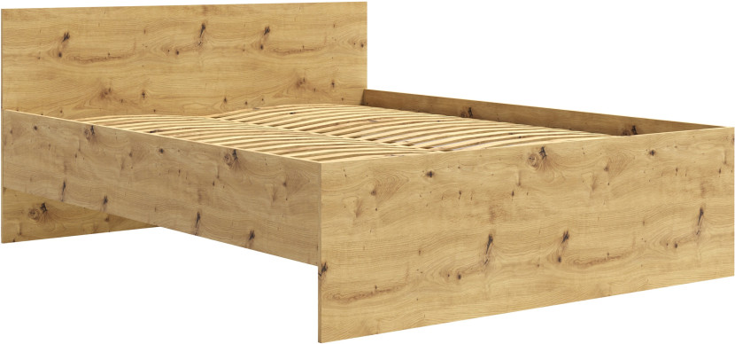 Łóżko 160x200 do sypialni MAXIDO dąb artisan 787528