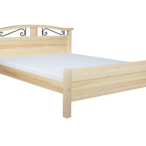 Łóżko 160×200 drewniane Korfu nowy model, sosna naturalna 454934
