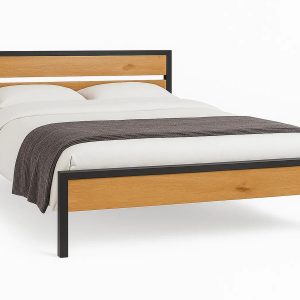 Łóżko 160×200 Loft wood, kolor dębowy 550804 Łóżko 160×200 Loft wood, kolor dębowy 550804