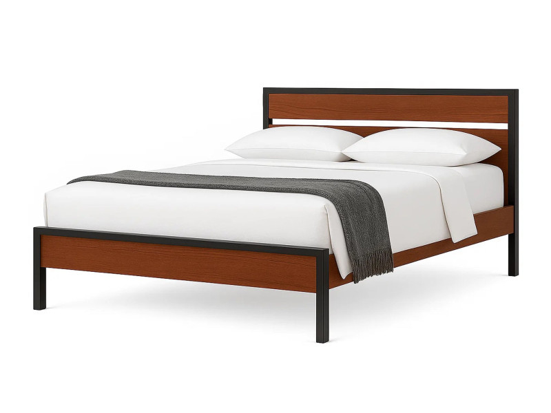 Łóżko 160x200 Loft wood, kolor kasztan 550824