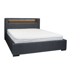 Łóżko 160×200 Luxor tapicerowane z pojemnikiem i oświetleniem, Solar 96 754616 Łóżko 160×200 Luxor tapicerowane z pojemnikiem i oświetleniem, Solar 96 754616