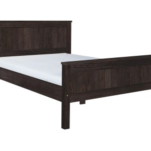 Łóżko 160×200 Natural wood z drewna litego, kolor orzech 550827 Łóżko 160×200 Natural wood z drewna litego, kolor orzech 550827