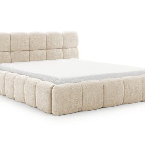 Łóżko 160×200 Sorelle tapicerowane z pojemnikiem, Coral 15 śmietankowy 983749 Łóżko 160×200 Sorelle tapicerowane z pojemnikiem, Coral 15 śmietankowy 983749