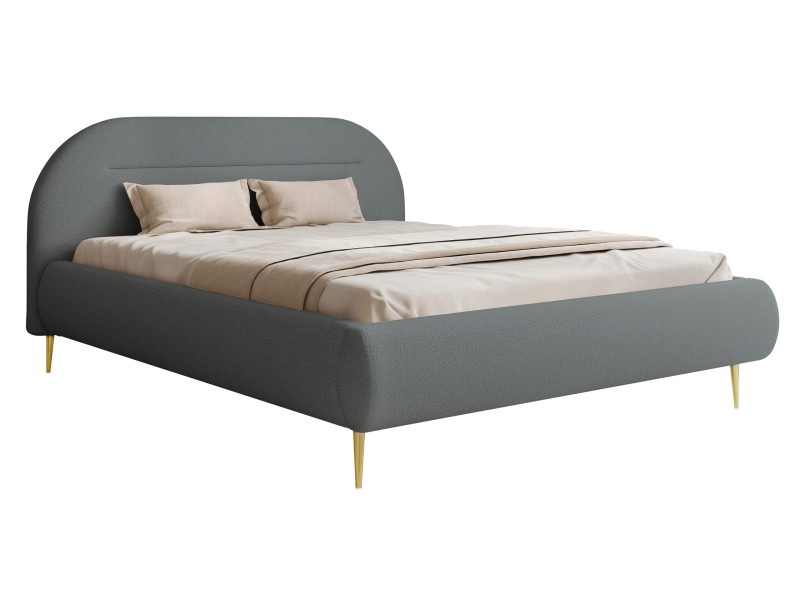 Łóżko 180x200 Aviano II tapicerowane z pojemnikiem, tkanina Vibe 95 994912