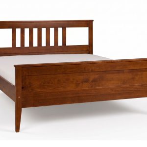 Łóżko 180×200 drewniane PORTO, kolor kasztan 572050 Łóżko 180×200 drewniane PORTO, kolor kasztan 572050