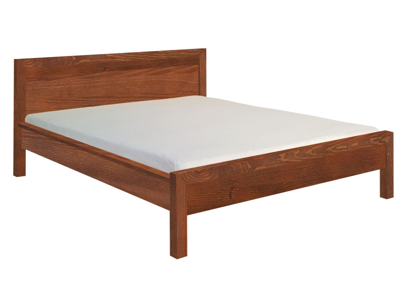 Łóżko 180x200 drewniane PRESTIGE, kolor kasztan 550825