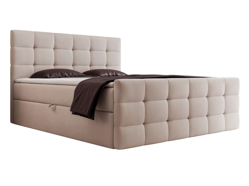 Łóżko 180x200 kontynentalne Capri z pojemnikami, Dream Velvet 202.03 812888