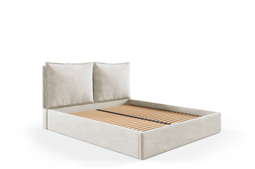 Łóżko 200x200 z pojemnikiem , metalowy stelaż GLAM riviera 21 620295