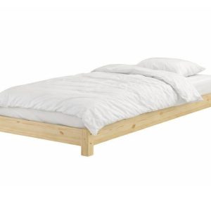 Łóżko 90×200 Futon drewniane, kolor sosna lakierowana 970231 Łóżko 90×200 Futon drewniane, kolor sosna lakierowana 970231