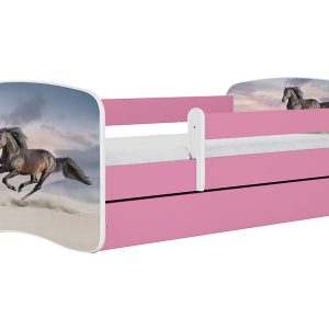 Łóżko Babydreams 140×70 koń w galopie z szufladą różowe 774971 Łóżko Babydreams 140×70 koń w galopie z szufladą różowe 774971
