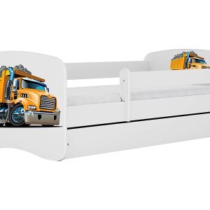 Łóżko Babydreams 140×70 z szufladą białe ciężarówka 102232 Łóżko Babydreams 140×70 z szufladą białe ciężarówka 102232