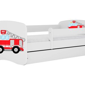Łóżko Babydreams 140×70 z szufladą białe straż pożarna 102238 Łóżko Babydreams 140×70 z szufladą białe straż pożarna 102238