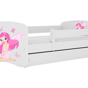 Łóżko Babydreams 140×70 z szufladą białe wróżka 102241 Łóżko Babydreams 140×70 z szufladą białe wróżka 102241