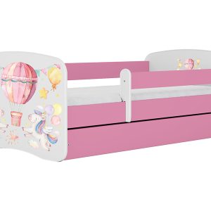 Łóżko Babydreams 180×80 balonik z szufladą różowe 774964 Łóżko Babydreams 180×80 balonik z szufladą różowe 774964