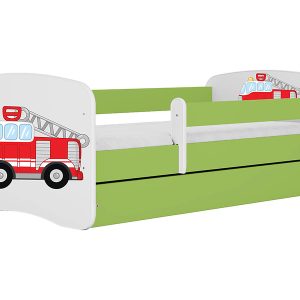 Łóżko Babydreams 180×80 z szufladą zielone straż pożarna 102272 Łóżko Babydreams 180×80 z szufladą zielone straż pożarna 102272