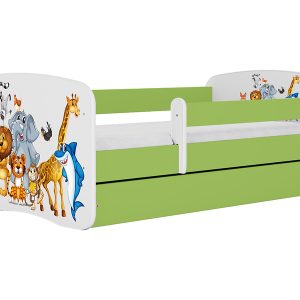 Łóżko Babydreams 180×80 zwierzęta z szufladą zielone 774988 Łóżko Babydreams 180×80 zwierzęta z szufladą zielone 774988