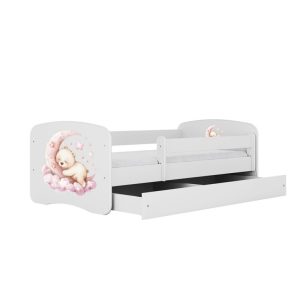 Łóżko Babydreams białe Sen z szufladą materac piankowy 180×80 1054259 Łóżko Babydreams białe Sen z szufladą materac piankowy 180×80 1054259