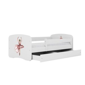Łóżko Babydreams białe Tancerka z szufladą materac piankowy 180×80 1054114 Łóżko Babydreams białe Tancerka z szufladą materac piankowy 180×80 1054114