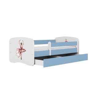 Łóżko Babydreams niebieskie Tancerka z szufladą materac piankowy 180×80 1054277 Łóżko Babydreams niebieskie Tancerka z szufladą materac piankowy 180×80 1054277