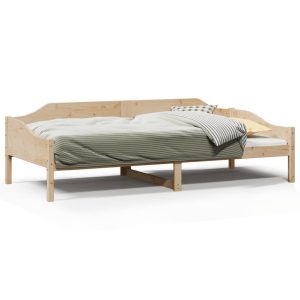 Łóżko bez materaca 80×200 cm lite drewno sosnowe 478740 Łóżko bez materaca 80×200 cm lite drewno sosnowe 478740