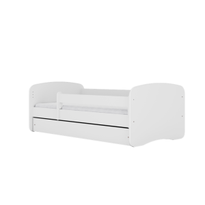 Łóżko białe Księżniczka na Koniku z szufladą materac piankowy 160×80 1054265