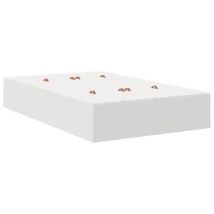 Łóżko Białe Rama Łóżka Ze Stelażem Do Sypialni Pokoju 200 x 120 x 31.5 cm 824922 Łóżko Białe Rama Łóżka Ze Stelażem Do Sypialni Pokoju 200 x 120 x 31.5 cm 824922