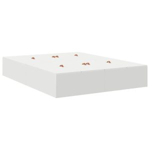 Łóżko Białe Rama Łóżka Ze Stelażem Do Sypialni Pokoju 200 x 160 x 31.5 cm 824948 Łóżko Białe Rama Łóżka Ze Stelażem Do Sypialni Pokoju 200 x 160 x 31.5 cm 824948
